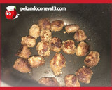 Foto del paso 1 de la receta: Albóndigas en salsa de naranja