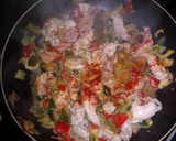 Foto del paso 3 de la receta: Tortitas de harina de espelta con pollo y verduras