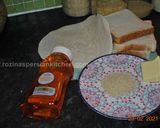 عکس مرحله 1 از دستور نان سوخاری عسلی