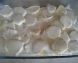 Foto del paso 5 de la receta: Lasagna de papas, brócoli, coliflor, jamón y queso a la crema