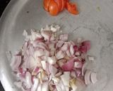 A picture of step 3 of Methi chicken curry.