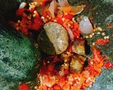 Foto langkah ke 2 dari resep Rujak Kangkung Sunda.