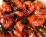 Foto langkah ke 5 dari resep Udang Galah Saus Tiram.
