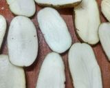 A picture of step 2 of Vinegar potato bytes.