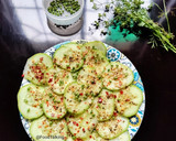 A picture of step 3 of Cucumber salad.