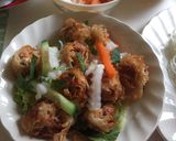 Hình bước làm 5 của món Bún chả giò
