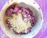Foto langkah ke 1 dari resep Bola Ubi Ungu Oatmeal💜.