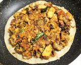 A picture of step 11 of Mexican Chicken Tikka Quesadilla - South Indian Flavour - Fusion Style.