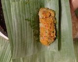 Foto langkah ke 4 dari resep Pepes Udang Bumbu Kacang pedas (Enak banget).