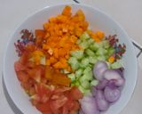 Foto langkah ke 1 dari resep Acar Timun+Tomat+Wortel.