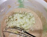 A picture of step 5 of Akara with beans powder.