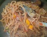 A picture of step 9 of Brown spaghetti.