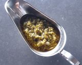 A picture of step 4 of Green chilli sauce aka Sambal cabe hijau.
