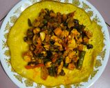 Gambar langkah 5 resipi Telur Bistik Chilli Pesto.
