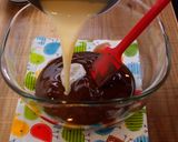 A picture of step 13 of Glossy! Creamy Chocolate Mousse Cake.