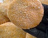 A picture of step 3 of Chewy Sweet Potato Mochi Cakes（红薯糯米饼）.