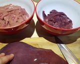รูปขั้นตอนการทำที่ 2 ของ ต้มเลือดหมู pork blood soup