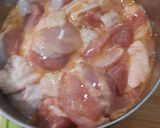 A picture of step 1 of Sweet and Sour Chicken Thigh Bites.
