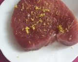Foto del paso 1 de la receta: Pincho o tapa de atún con pimientos