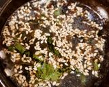 A picture of step 5 of Khaman dhokla.