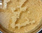 A picture of step 1 of Foxtail Millet Khichdi with Moong Sprouts/Soya Chunks and mixed vegetables.