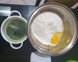Foto langkah ke 1 dari resep Mie homemade bayam.
