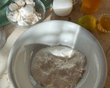 A picture of step 1 of Semifreddo with Meringue, Elderflower Syrup, and Lemon.