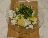 A picture of step 2 of Sabudana Tikki.