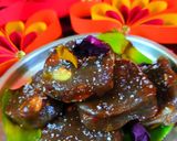 A picture of step 4 of Apple Banana Halwa.