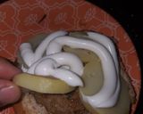 A picture of step 3 of Single whopper sandwich.