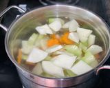Hình bước làm 2 của món Mì Quảng Chay Nha Trang