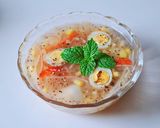Hình bước làm 4 của món Súp thanh cua, hạt chia