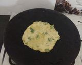 A picture of step 7 of Aloo cheela.