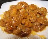 Foto del paso 3 de la receta: Gambas peladas rebozadas cocinadas en freidora de aire
