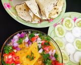 A picture of step 9 of Dal Dhokli.