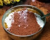 Foto langkah ke 4 dari resep Banana Brownies No Mixer.