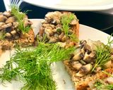 Une image de l'étape 3 de Bruschettas aux champignons.