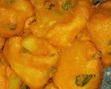 A picture of step 6 of Viazi karai.