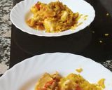 A picture of step 20 of Paella Mixta (Señoret).