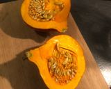 A picture of step 2 of Tray bake pumpkin & chicken thighs topped with roast pumpkin seeds.