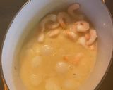 A picture of step 3 of Seafood Blanquette with Shrimp and Scallops.