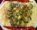 صورة لخطوة 7 من وصفة رز بالروبيان على الفحم