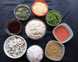 A picture of step 1 of Peanut Potato Curry.
