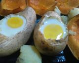Foto del paso 1 de la receta: Papas con huevo y zapallitos anco al horno eléctrico!. #huevo