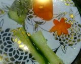 Foto del paso 1 de la receta: Ensalada en forma de ramo de flores