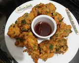 A picture of step 5 of Palak Pakora 😃😃.