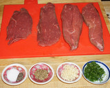 Foto del paso 1 de la receta: MILANESA A CABALLO CON RIENDAS. JON STYLE