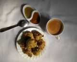 A picture of step 3 of Palak Pakode.