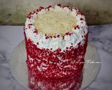Foto langkah ke 11 dari resep Red Velvet Birthday Cake.