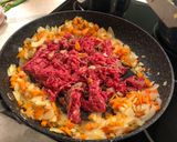 A picture of step 3 of Easy and simple Bolognese.